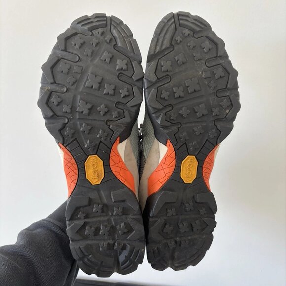 Roa Daiquiri Mid Gray Accent Orange Mesh Vibram Hiking Shoes Men\'s Size EU 46 12